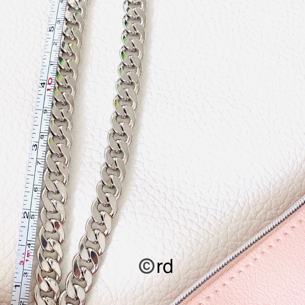 Dior Pink Chain Vegan Leather DIY Wristlet - Picture 10 of 12